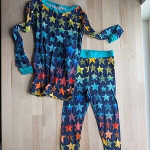 Little Sleepies Pajamas 2 Piece Long Sleeve Set - 4T Shades of Stars